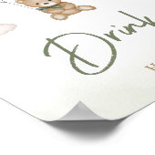 We kunnen bijna wachten op groene Boho Drinken Poster (Hoek)