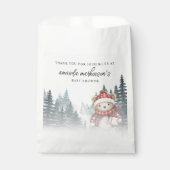 We kunnen bijna wachten op het Baby shower Bedankzakje (Voorkant)