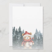 We kunnen bijna wachten op het Baby shower Kaart (Achterkant)