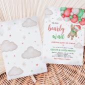 We kunnen bijna wachten op het Baby shower Kaart