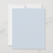 We kunnen bijna wachten op het Baby shower van Blu (Achterkant)