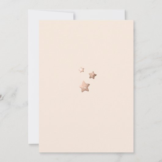 We kunnen bijna wachten op het baby shower van het kaart (Achterkant)