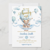 We kunnen bijna wachten op het Beer van de luchtba Kaart (Voorkant)