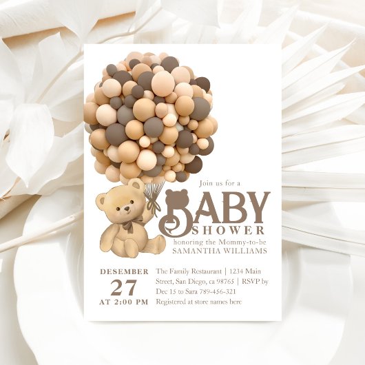 We kunnen bijna wachten op het moderne Beer Baby s Kaart