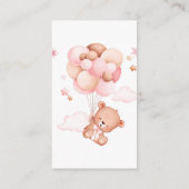 We kunnen bijna wachten op Pink Pooh Beer Baby sho Informatiekaartje (Achterkant)