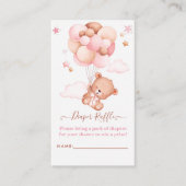 We kunnen bijna wachten op Pink Pooh Beer Baby sho Informatiekaartje (Voorkant)