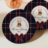 We kunnen bijna wachten op Polo teddybeer Baby sho Papieren Bordje