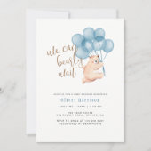 We kunnen bijna wachten op Schattige Beren ballon  Kaart (Voorkant)