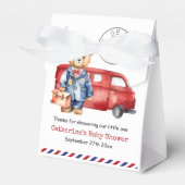 We kunnen bijna wachten op speciale levering Baby  Bedankdoosjes (Voorkant Zijde)