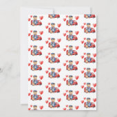 We kunnen bijna wachten op speciale levering Baby  Bedankkaart (Achterkant)