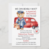 We kunnen bijna wachten op speciale levering Baby  Kaart (Voorkant)