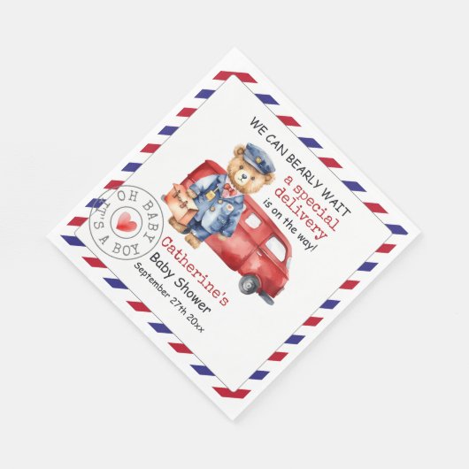 We kunnen bijna wachten op speciale levering Baby  Servet (Hoek)