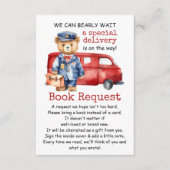 We kunnen bijna wachten op speciale levering boek  informatiekaartje (Voorkant)