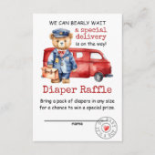 We kunnen bijna wachten op speciale levering luier informatiekaartje (Voorkant)