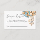 We kunnen bijna wachten op Teddy Balloon Raffle Ti Informatiekaartje (Voorkant)