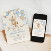 We kunnen bijna wachten op Teddy Bear Baby Boy Sho Kaart