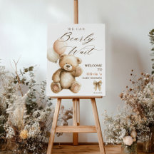 We kunnen bijna wachten op Teddy Bear Baby shower