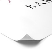 We kunnen bijna wachten op Teddy Bear Baby shower  Poster (Hoek)