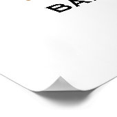 We kunnen bijna wachten op Teddy Bear Baby shower Poster (Hoek)