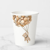 We kunnen bijna wachten op Teddy Bear ballon Papieren Bekers (Voorkant)