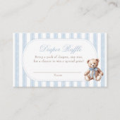 We kunnen bijna wachten op Teddy Bear luier Raffle Informatiekaartje (Voorkant)