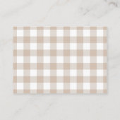 We kunnen bijna wachten op Teddy Bear luier Raffle Informatiekaartje (Achterkant)