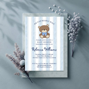 We kunnen bijna wachten op uitgekleed  baby shower kaart