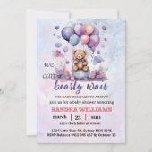 We kunnen bijna wachten op uitnodigingen voor baby (Voorkant)