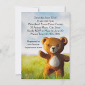 We kunnen bijna wachten op Waterverf Boy Baby show Kaart (Achterkant)