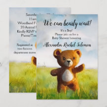 We kunnen bijna wachten op Waterverf Boy Baby show