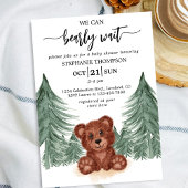 We kunnen bijna wachten op Woodland Forest Baby sh Kaart