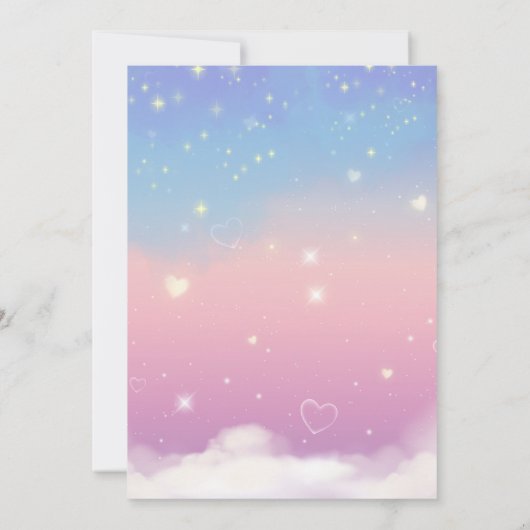 We kunnen bijna wachten pastel gradiënt engel tedd kaart (Achterkant)