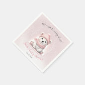 We kunnen bijna wachten Polar Beer Baby shower ser Servet (Hoek)