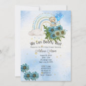 We kunnen bijna wachten Rainbow Boho Beer Boy Kaart (Voorkant)