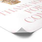 We kunnen bijna wachten roze Beer Bedankt voor het Poster (Hoek)