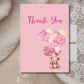 We kunnen bijna wachten roze hortensia Dank u kaar Kaart