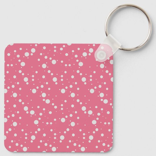 We kunnen bijna wachten schattig roze baby meisje  sleutelhanger (Achterkant)