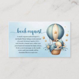 We kunnen bijna wachten teddy beer ballon boek aan informatiekaartje