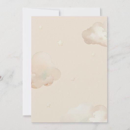 We kunnen bijna wachten tot Beer Balloon eerste ve Kaart (Achterkant)