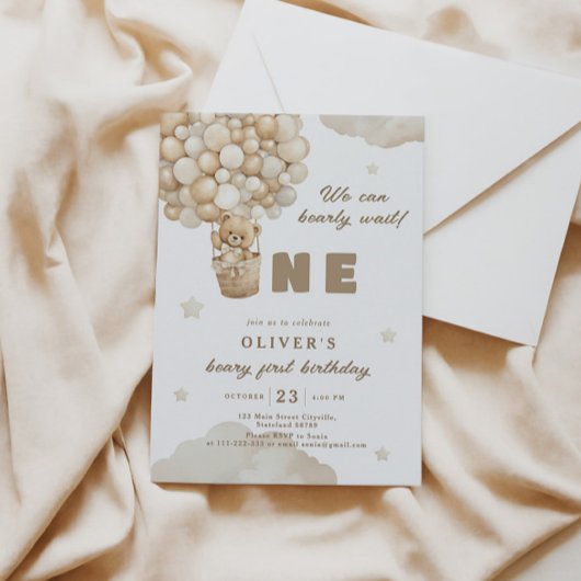 We kunnen bijna wachten tot Beer Balloon eerste ve Kaart