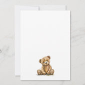 We kunnen bijna wachten tot Teddy Beer zwanger is Aankondiging (Achterkant)