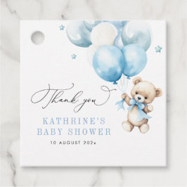 We kunnen blauw Baby shower afwachten Bedankjes Labels