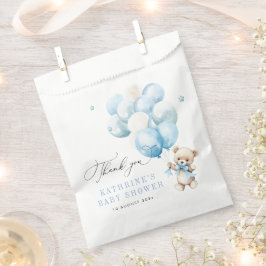 We kunnen blauw Baby shower afwachten Bedankzakje