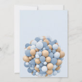 We kunnen blauw Baby shower afwachten Kaart (Achterkant)