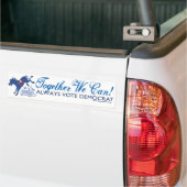 We kunnen Blue Donkey Kick Bumpersticker  (Op Truck)