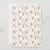 We kunnen boho Beer Baby shower afwachten. Kaart (Achterkant)