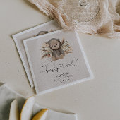 We kunnen boho Beer Baby shower afwachten. Servet