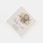We kunnen boho Beer Baby shower afwachten. Servet (Hoek)