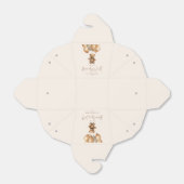 We kunnen boho Teddy Bear Baby shower afwachten. Bedankdoosjes (Uitgevouwen)