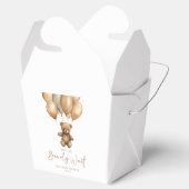 We kunnen boho Teddy Bear Baby shower afwachten. Bedankdoosjes (Geopend)